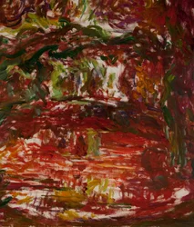 Die japanische Brücke in Giverny (Detail), 1918-24